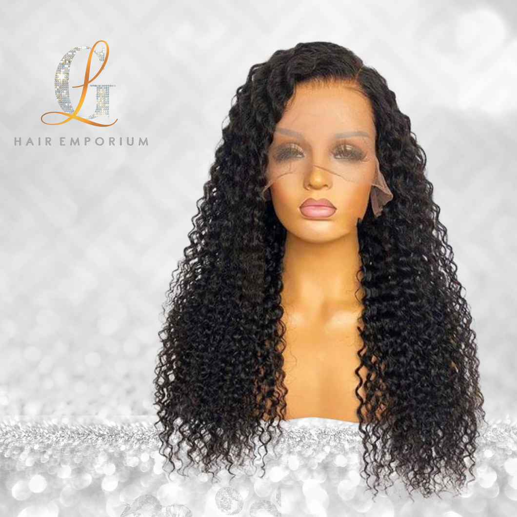 13x4 Pre-plucked Deep Wave HD Lace Front Wig