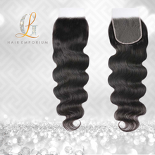 Load image into Gallery viewer, 5x5/ 6x6 Lux Pre-plucked HD Lace Closure Straight/Bodywave
