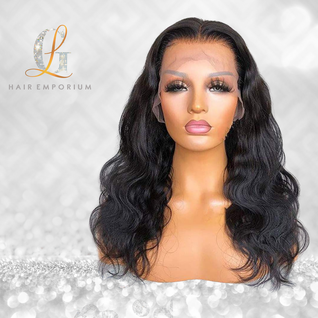 13x4 Pre-plucked Body Wave Raw HD Lace Front Wig