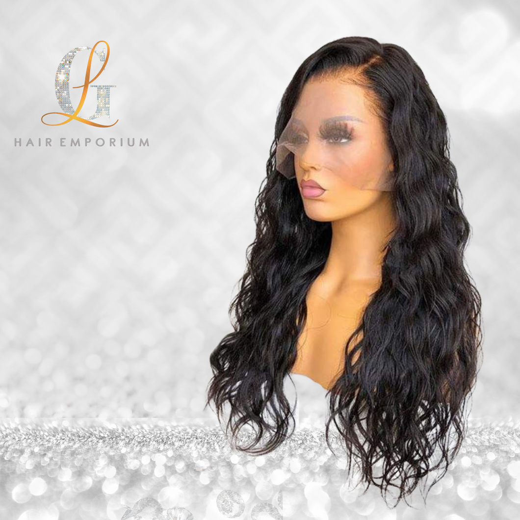 13x6 Pre-pluck Natural Wave HD Lace Front Wig